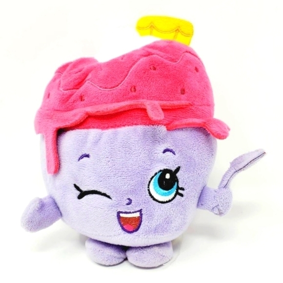 Shopkins Moose Enterprise Cupcake Spatula on Hand Winking 7" Tall Plush SALE - Picture 1 of 6